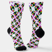 Chaussette Chats arc-en-ciel Cool colorés (Angulaire)