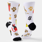 Chaussette Chats Chaussettes élégants (Angulaire)