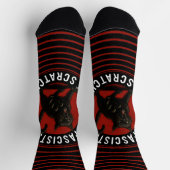 Chaussette Chats contre les fascistes (Haut)