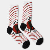 Chaussette Chats Contre les Fascistes (Droite)
