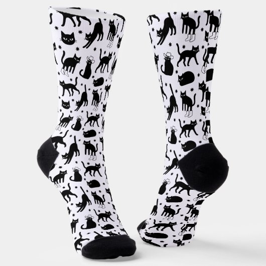 Chaussette Chats noirs (Angulaire)