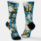 Chaussette chats surpris (Angulaire)