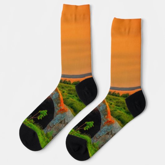 Chaussette chaussettes à col de mine de Bell Island (Gauche)