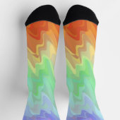Chaussette Chaussettes à Dégradé Ondulé (Haut)