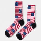 Chaussette Chaussettes à drapeau américain USA (Gauche)