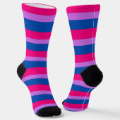 Chaussette Chaussettes à drapeau Bisexual PRIDE (Angulaire)