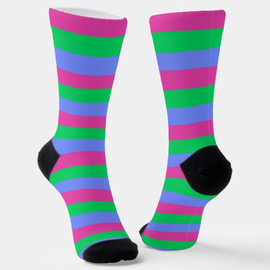 Chaussette Chaussettes à drapeau FIDE polysexuel (Angulaire)