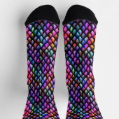 Chaussette Chaussettes à échelles Arc-en-ciel Dragon #2 (Haut)