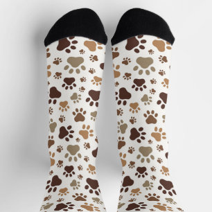 Chaussette Chaussettes à empreintes de pattes