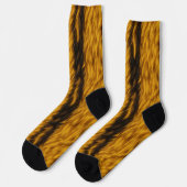 Chaussette Chaussettes à fourrure de tigre imprimées (Gauche)