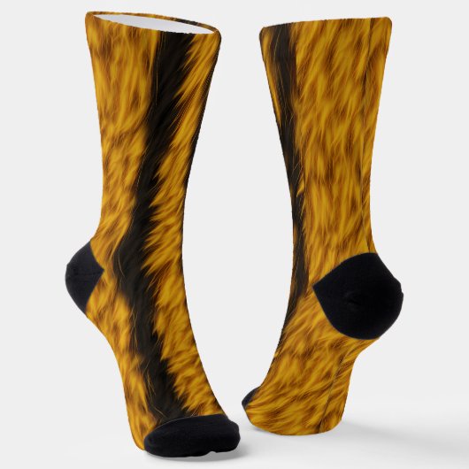Chaussette Chaussettes à fourrure de tigre imprimées (Angulaire)