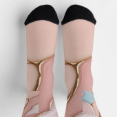 Chaussette Chaussettes à graphisme abstrait stylé (Haut)