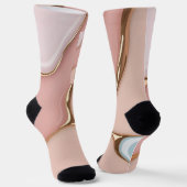 Chaussette Chaussettes à graphisme abstrait stylé (Angulaire)