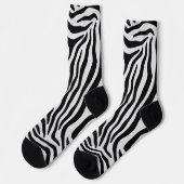 Chaussette Chaussettes à imprimé zèbre (Gauche)