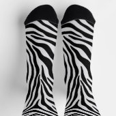 Chaussette Chaussettes à imprimé zèbre (Haut)