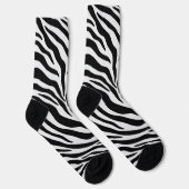Chaussette Chaussettes à imprimé zèbre (Droite)