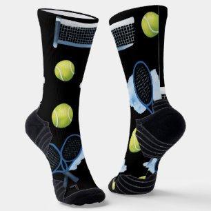 Chaussette Chaussettes à motif aquarelle bleue pour la fête d