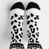 Chaussette Chaussettes à motif d'impression de léopard des ne (Haut)