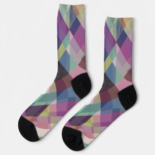 Chaussette chaussettes à motif géométrique nuances foncées