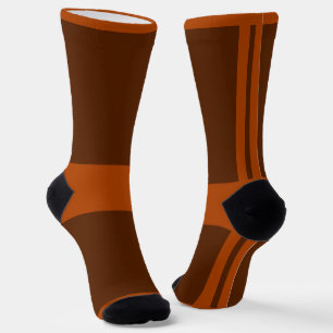 Chaussette Chaussettes à motif marron
