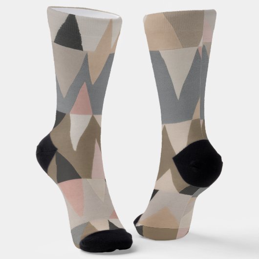 Chaussette Chaussettes à motifs colorés tendance (Angulaire)