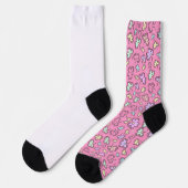 Chaussette Chaussettes à motifs floraux (Gauche)