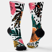 Chaussette Chaussettes à motifs floraux (Angulaire)