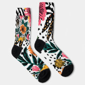 Chaussette Chaussettes à motifs floraux (Droite)