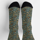 Chaussette Chaussettes à papillons inspirées William Morris (Haut)