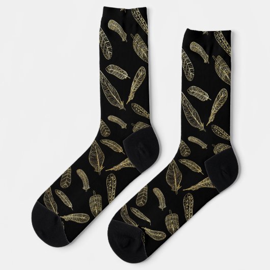 Chaussette chaussettes à plumes de canard (Gauche)