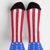 Chaussette Chaussettes à rayures AmeriChic (Haut)