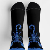 Chaussette Chaussettes à scorpion bleu (Haut)
