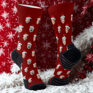 Chaussette Chaussettes à Visage Personnalisé, Famille Bonnet