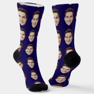 Chaussette Chaussettes à Visage Personnalisé Photo Personnali