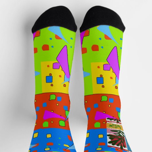 Chaussette Chaussettes Abstraites (Haut)