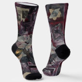Chaussette Chaussettes Abstraites (Angulaire)