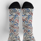 Chaussette Chaussettes Abstraites Colorées (Haut)
