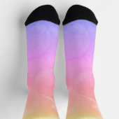 Chaussette Chaussettes Abstraites "Sunrise Chaude" (Haut)
