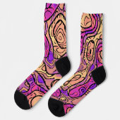 Chaussette Chaussettes Abstraites Vibrantes (Gauche)