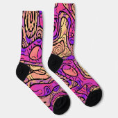 Chaussette Chaussettes Abstraites Vibrantes (Droite)
