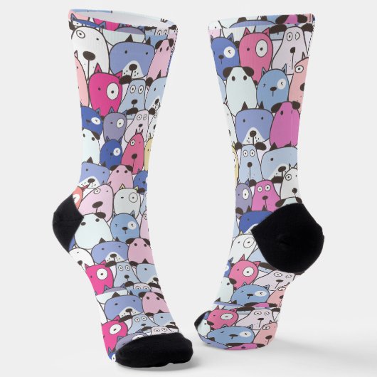 Chaussette Chaussettes adorables pour les animaux de compagni (Angulaire)