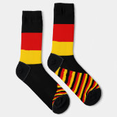 Chaussette Chaussettes Allemagne, couleurs du drapeau alleman (Droite)
