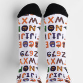 Chaussette Chaussettes Alphabet (Haut)