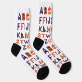 Chaussette Chaussettes Alphabet (Droite)