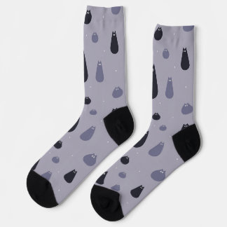 Chaussette Chaussettes amusantes avec des chats
