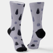 Chaussette Chaussettes amusantes avec des chats (Angulaire)