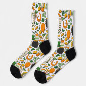Chaussette Chaussettes amusantes et colorées pour la Saint-Pa (Gauche)