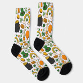 Chaussette Chaussettes amusantes et colorées pour la Saint-Pa (Droite)
