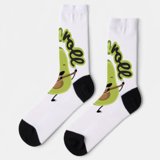 Chaussette Chaussettes amusantes Guac et Roll Avocado