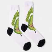 Chaussette Chaussettes amusantes Guac et Roll Avocado (Droite)